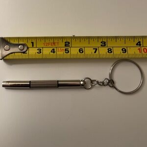 Silver Eyeglass Screwdriver Repair Kit Precision 3 in 1 Mini Screwdrivers Set